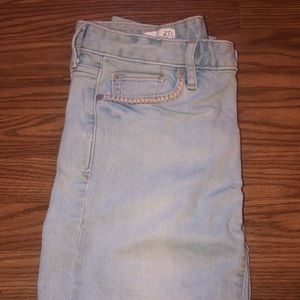 Light wash jeans